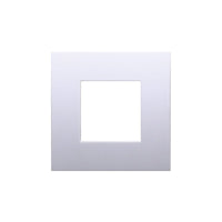 ETTROIT Placca Plastica Serie Venus 2P Colore Bianco Compatibile Con Vimar Arke