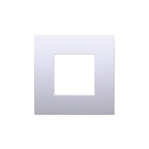 ETTROIT Placca Plastica Serie Venus 2P Colore Bianco Compatibile Con Vimar Arke