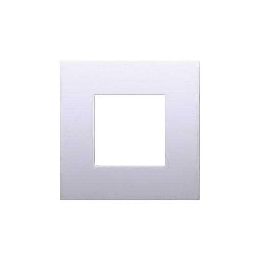 ETTROIT Placca Plastica Serie Venus 2P Colore Bianco Compatibile Con Vimar Arke