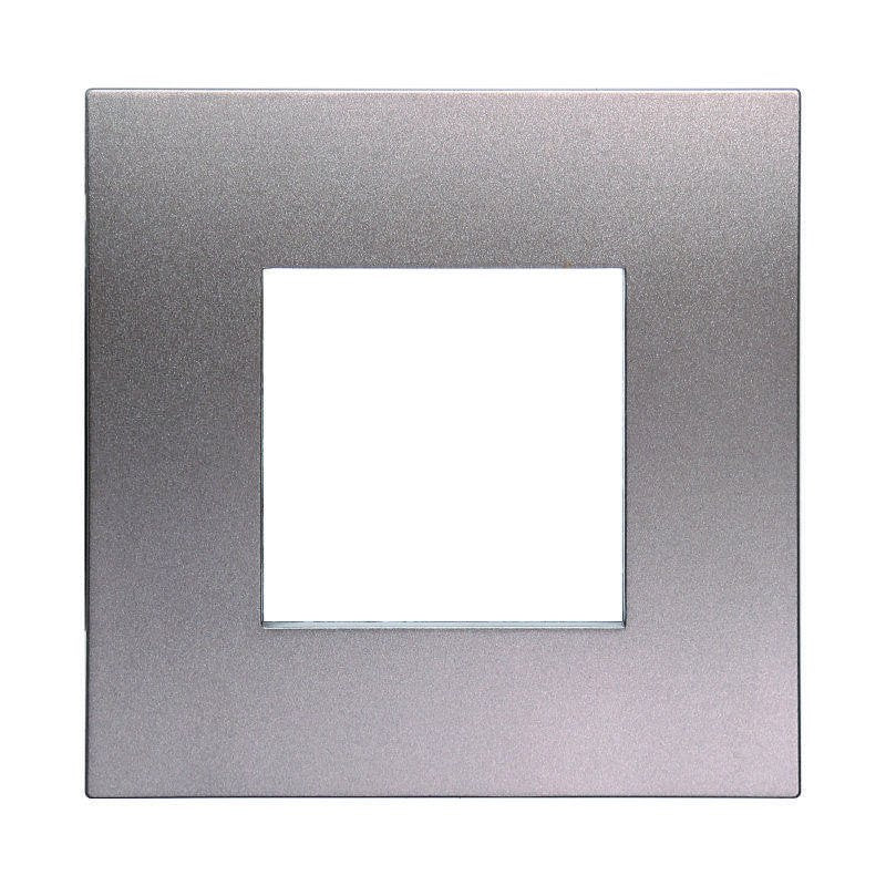 Placca Plastica Serie Venus 2P Colore Bronzo Compatibile Con Vimar Arke