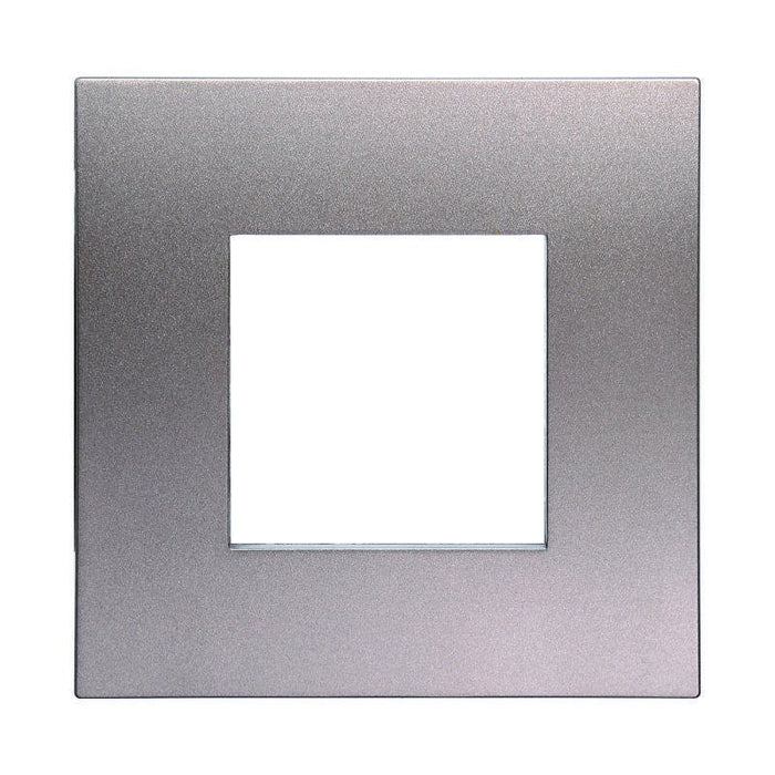 Placca Plastica Serie Venus 2P Colore Bronzo Compatibile Con Vimar Arke