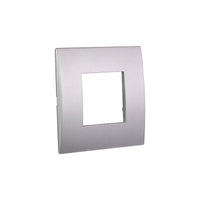 Placca Plastica Serie Venus 2P Colore Silver Compatibile Con Vimar Arke