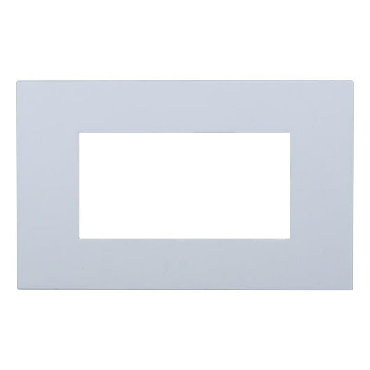 Placca Plastica Serie Venus 4P Colore Bianco Compatibile Con Vimar Arke