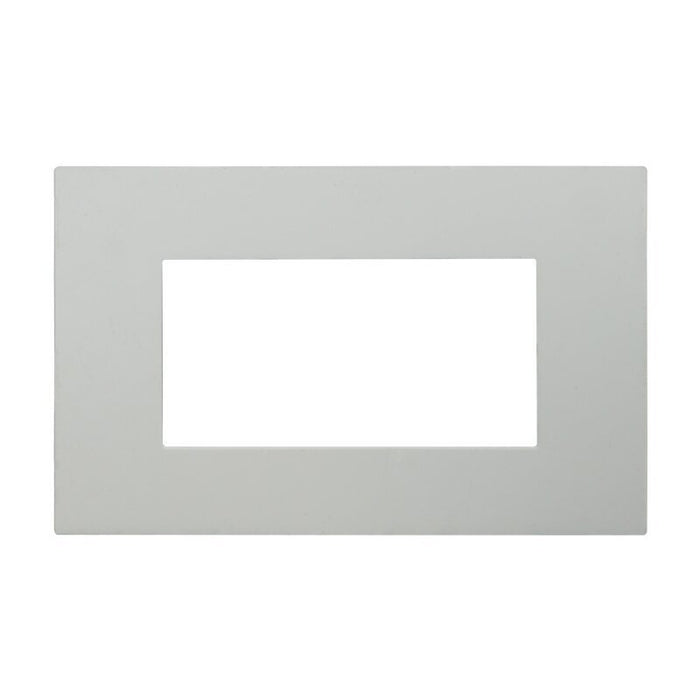 ETTROIT Placca Plastica Serie Venus 4P Colore Sabbia Compatibile Con Vimar Arke