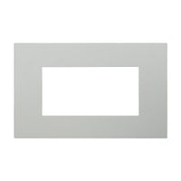 Placca Plastica Serie Venus 4P Colore Sabbia Compatibile Con Vimar Arke