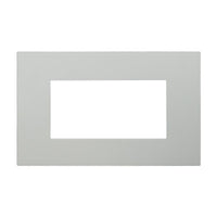 Placca Plastica Serie Venus 4P Colore Sabbia Compatibile Con Vimar Arke