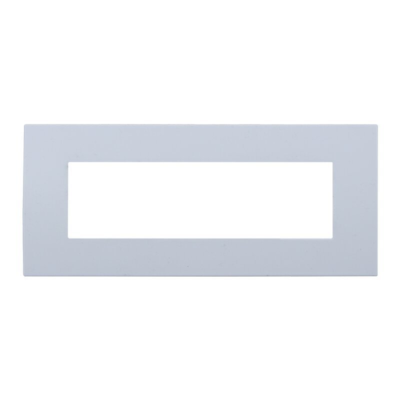 ETTROIT Placca Plastica Serie Venus 7P Colore Bianco Compatibile Con Vimar Arke