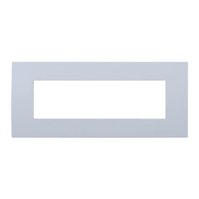 ETTROIT Placca Plastica Serie Venus 7P Colore Bianco Compatibile Con Vimar Arke