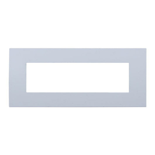 Placca Plastica Serie Venus 7P Colore Bianco Compatibile Con Vimar Arke