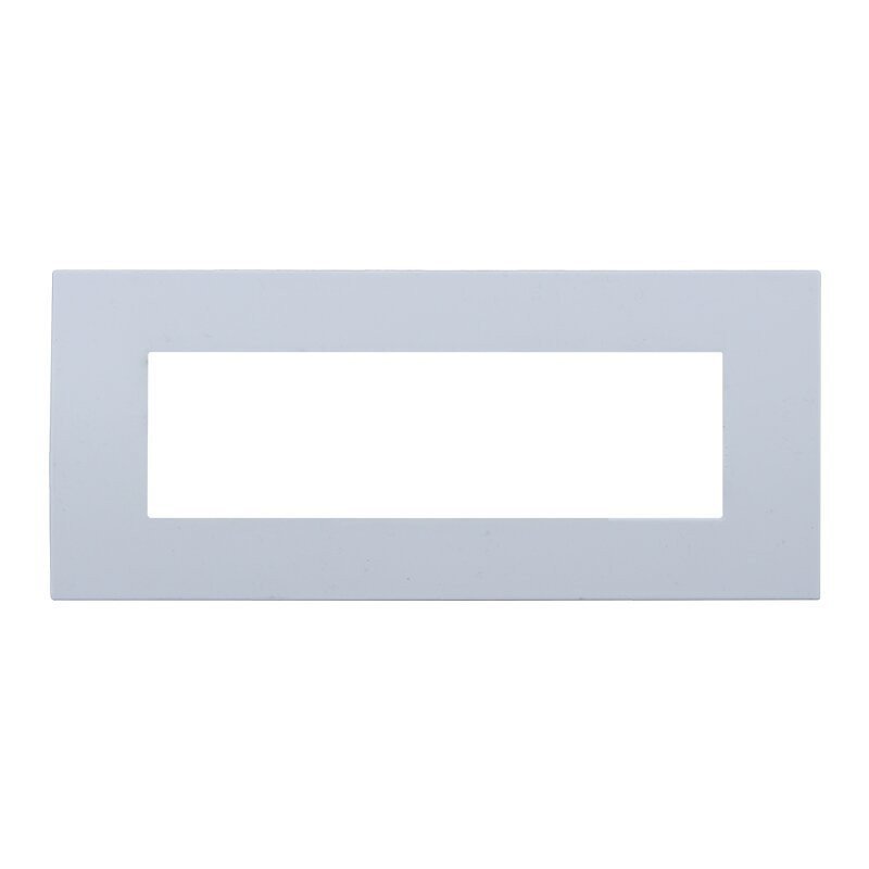 ETTROIT Placca Plastica Serie Venus 7P Colore Bianco Compatibile Con Vimar Arke