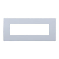 ETTROIT Placca Plastica Serie Venus 7P Colore Bianco Compatibile Con Vimar Arke