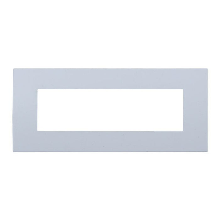 ETTROIT Placca Plastica Serie Venus 7P Colore Bianco Compatibile Con Vimar Arke