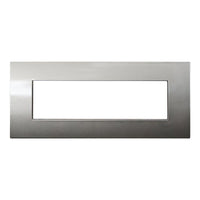 ETTROIT Placca Plastica Serie Venus 7P Colore Bronzo Compatibile Con Vimar Arke