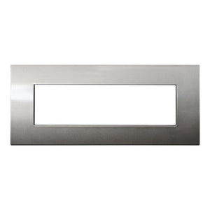 ETTROIT Placca Plastica Serie Venus 7P Colore Bronzo Compatibile Con Vimar Arke