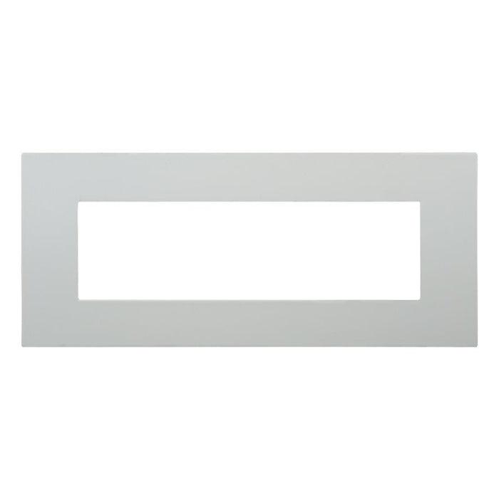 ETTROIT Placca Plastica Serie Venus 7P Colore Sabbia Compatibile Con Vimar Arke