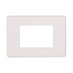 Placca Slim Sottile 3P Serie Moon Colore Bianco Compatibile Con Bticino Axolute Air