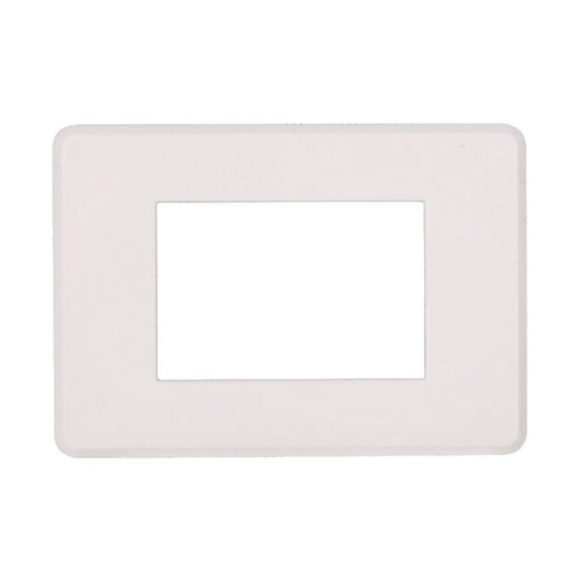 Placca Slim Sottile 3P Serie Moon Colore Bianco Compatibile Con Bticino Axolute Air