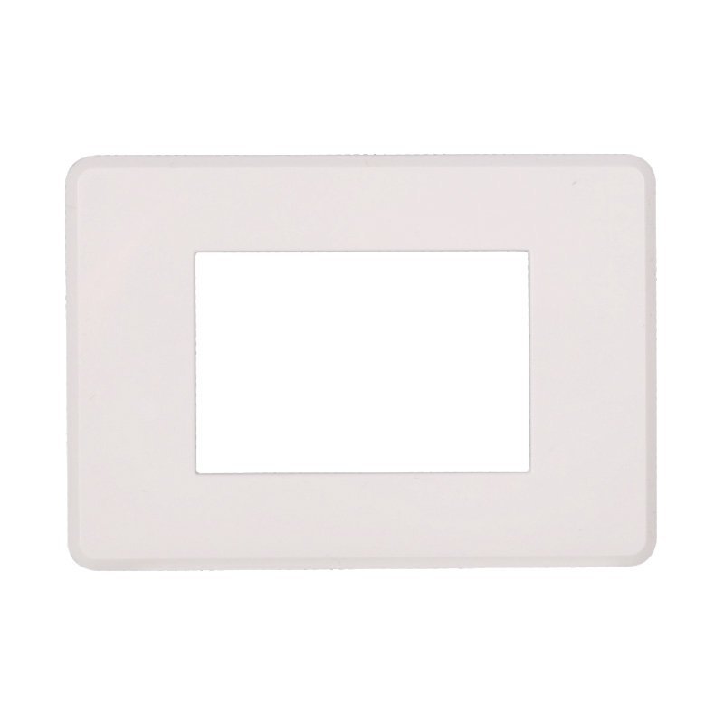 Placca Slim Sottile 3P Serie Moon Colore Bianco Compatibile Con Bticino Axolute Air