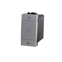 ETTROIT Pulsante Dimmer Connesso Smart WIFI Tuya Compatibile Bticino Living Colore Grigio Max 150W