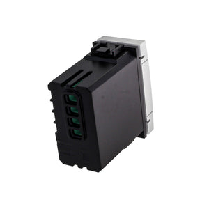 Pulsante Modulo Tapparelle Connesso Smart WIFI Tuya Per Tende Persiane Compatibile Bticino Living Colore Grigio