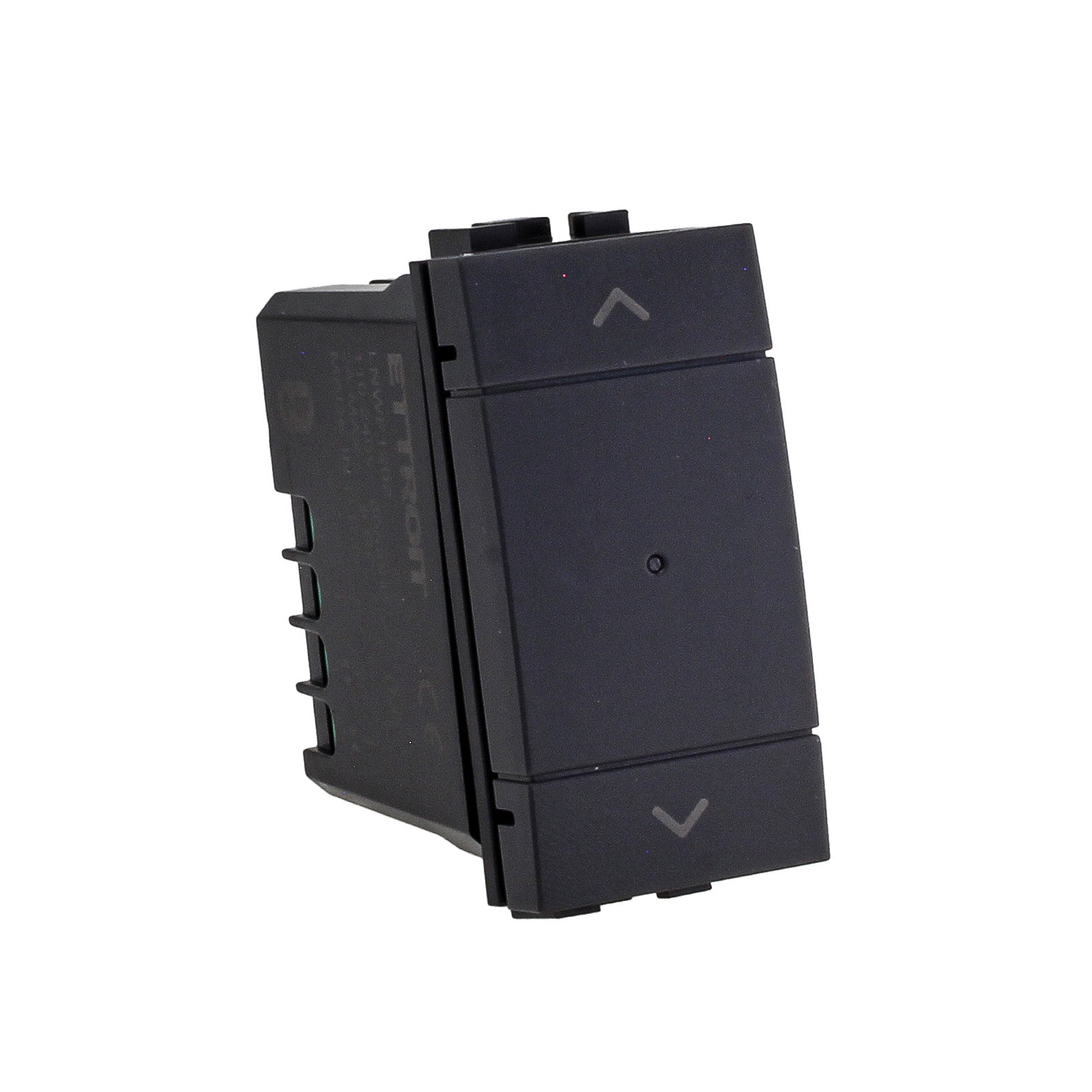 Pulsante Modulo Tapparelle Connesso Smart WIFI Tuya Per Tende Persiane Compatibile Bticino Living Colore Nero