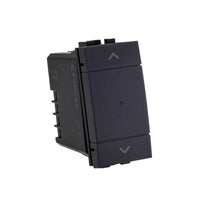 Pulsante Modulo Tapparelle Connesso Smart WIFI Tuya Per Tende Persiane Compatibile Bticino Living Colore Nero