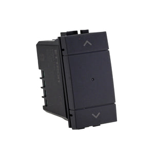 Pulsante Modulo Tapparelle Connesso Smart WIFI Tuya Per Tende Persiane Compatibile Bticino Living Colore Nero