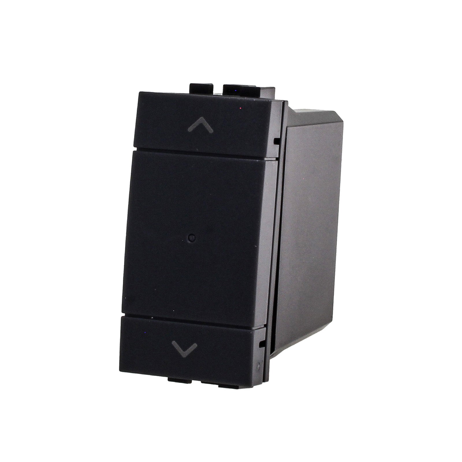 Pulsante Modulo Tapparelle Connesso Smart WIFI Tuya Per Tende Persiane Compatibile Bticino Living Colore Nero