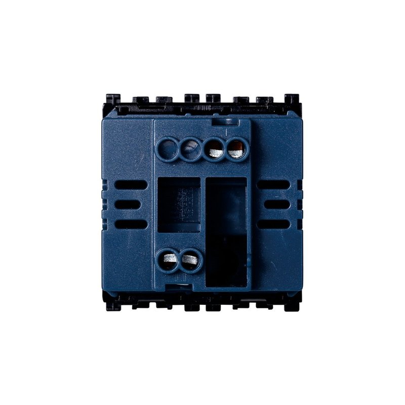 ETTROIT Pulsante Targa Portanome 2P 2M Campanello Colore Bianco Compatibile Con Vimar Arke