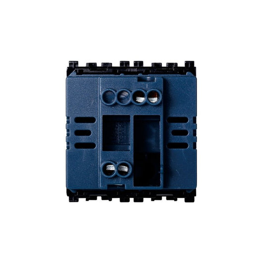 ETTROIT Pulsante Targa Portanome 2P 2M Campanello Colore Bianco Compatibile Con Vimar Arke