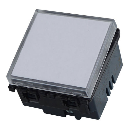 ETTROIT Pulsante Targa Portanome 2P 2M Campanello Colore Nero Compatibile Con Vimar Arke