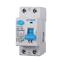 RCCB Interruttore Differenziale Puro Tipo A 1P+N 2M 6000A 300mA 63A AC 230V IP20 IEC61008-1