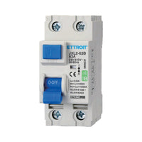 RCCB Interruttore Differenziale Puro Tipo B 1P+N 2M 10000A 30mA 63A AC 230V IP20 IEC61008-1 / IEC62423