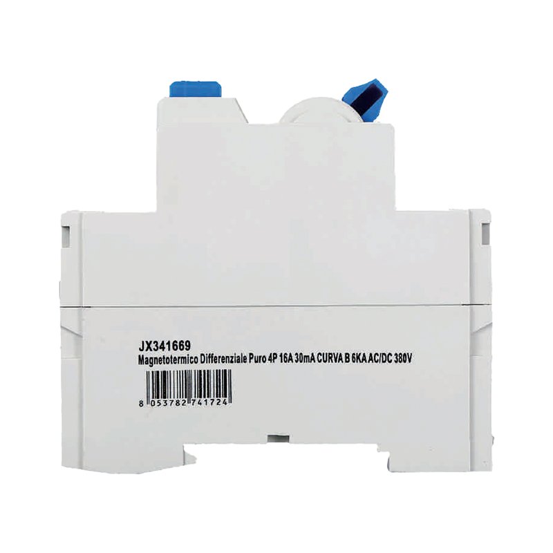 RCCB Interruttore Differenziale Puro Tipo B 3P+N 4M 10000A 30mA 16A AC 400V IP20 IEC61008-1 / IEC62423
