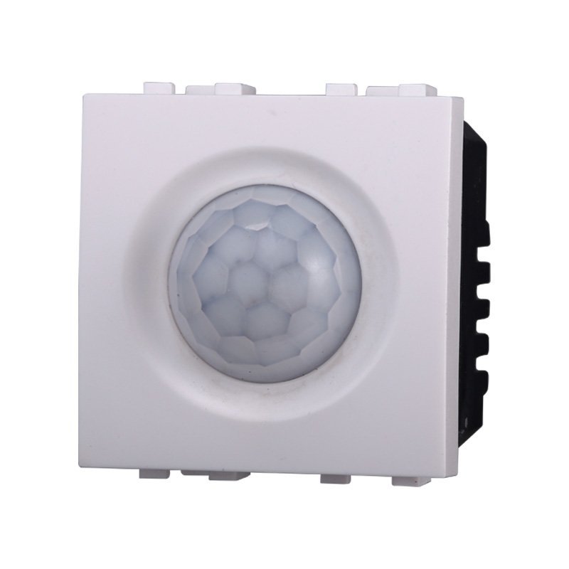 ETTROIT Sensore Movimento PIR Timer 2P 2M Colore BIANCO Compatibile Con Bticino Living Light