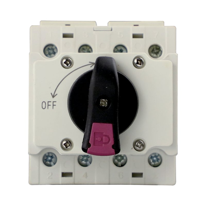 Sezionatore Interruttore di Isolamento DC Fotovoltaico 4P 2M 32A DC 1000V IP20 IEC60947-3