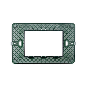 Supporto 3P Serie Starlight 3 Posti Compatibile Con Vimar Plana