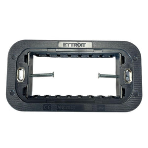 Supporto Slim Sottile 4P Serie Moon 4 Posti Per Scatole 504 Compatibile Con Bticino Axolute Air