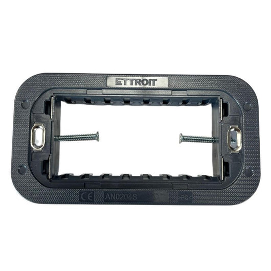 Supporto Slim Sottile 4P Serie Moon 4 Posti Per Scatole 504 Compatibile Con Bticino Axolute Air