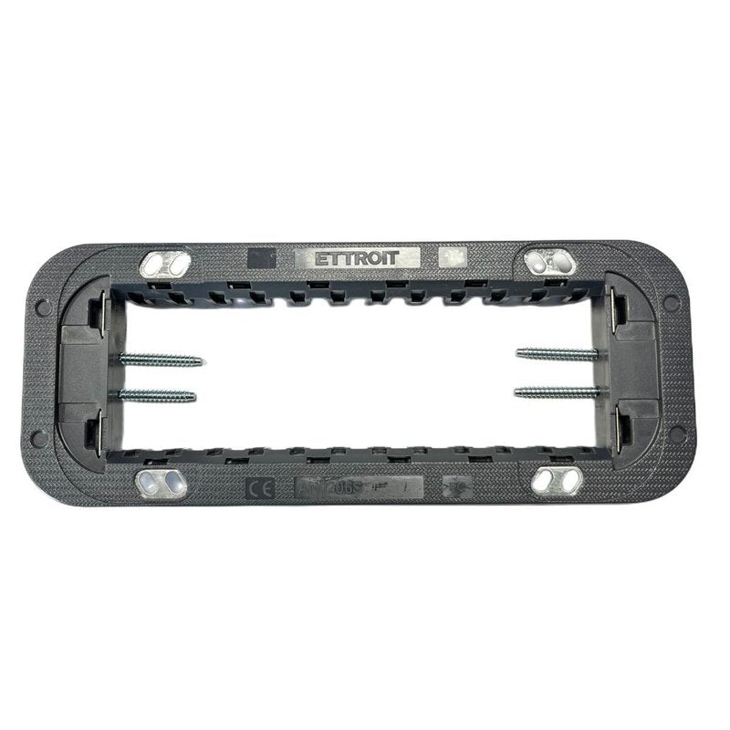 Supporto Slim Sottile 6P Serie Moon 6 Posti Per Scatole 506 Compatibile Con Bticino Axolute Air