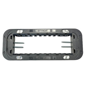 Supporto Slim Sottile 6P Serie Moon 6 Posti Per Scatole 506 Compatibile Con Bticino Axolute Air