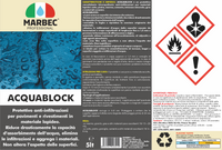 Protettivo consolidante anti infiltrazioni ACQUABLOCK   5LTx4Pz