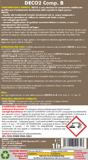 Decapante DECO2 (Comp.A 5Lt +Comp.B 1LT)