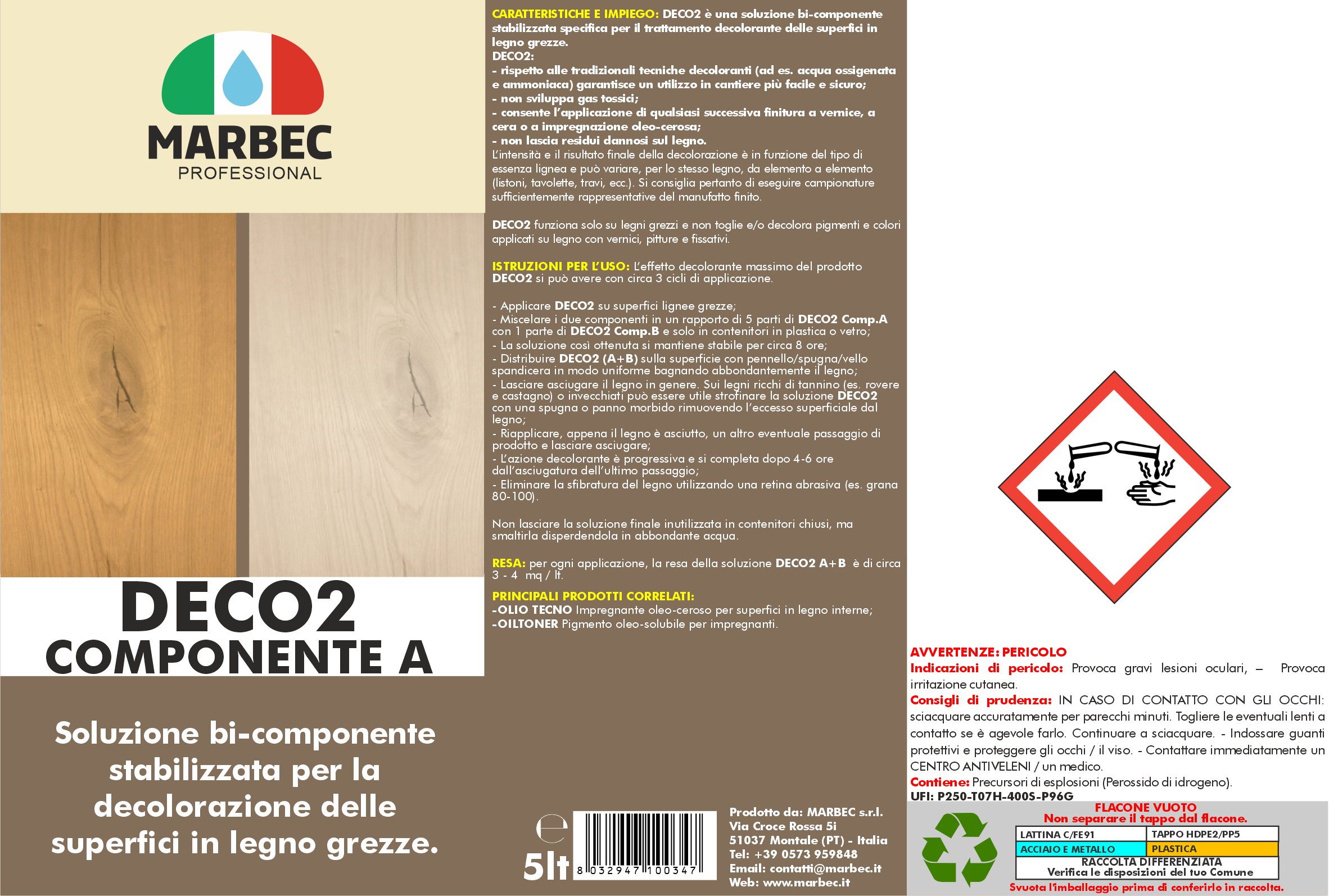 Decapante DECO2 (Comp.A 5Lt +Comp.B 1LT)