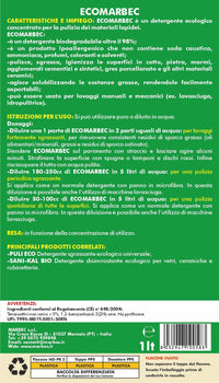 Detergente per pavimenti ECOMARBEC   1LTx6Pz