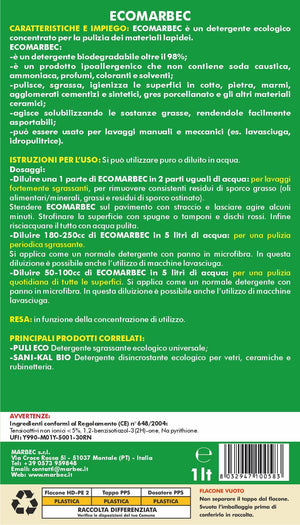Detergente per pavimenti ECOMARBEC   1LTx6Pz
