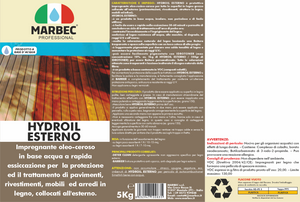 Impregnante per legno esterno HYDROIL ESTERNO   5KG