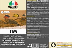 Trattamento idrorepellente antimacchia per cotto e pietre TIM   20LT