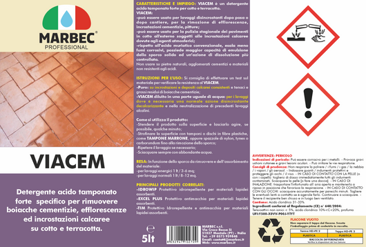 Acido tamponato VIACEM   5LT