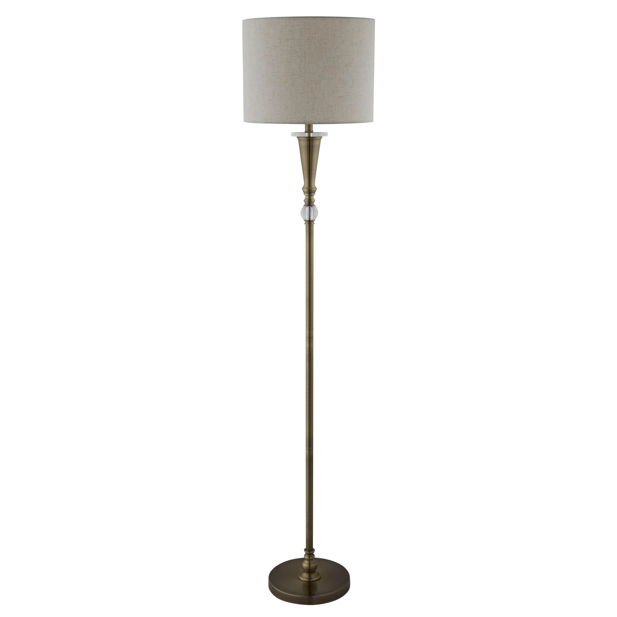 Piantana Contemporaneo Oscar Acciaio Ottone 1 Luce E27